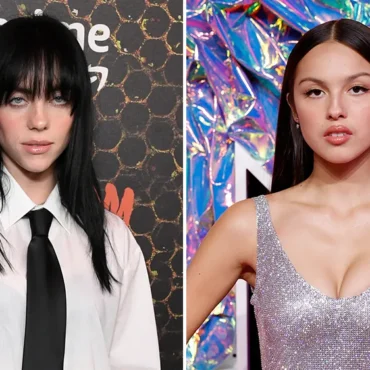 Olivia Rodrigo shares her response to Billie Eilish writing a song about her.