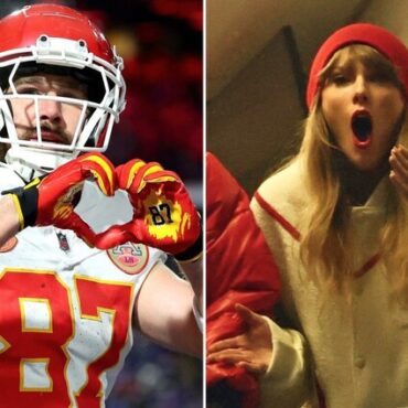 Travis Kelce in his ‘Fearless Era’ makes an adorable gesture towards Taylor Swift.