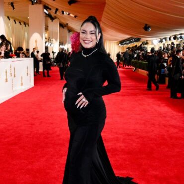 Vanessa Hudgens Revealed She’s Pregnant On The Oscars 2024 Red Carpet