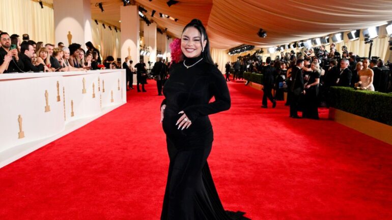 Vanessa Hudgens Revealed She’s Pregnant On The Oscars 2024 Red Carpet