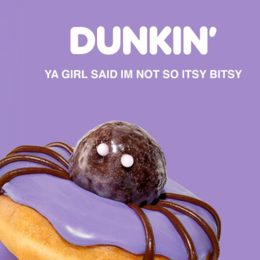 Dunkin’ Dropped a Thirst Trap and It’s for…a Spider Donut?