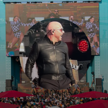 Pitbull Sweats, Slays & Sets F1 Miami Stage On Fire In Full Leather Fit 🏁