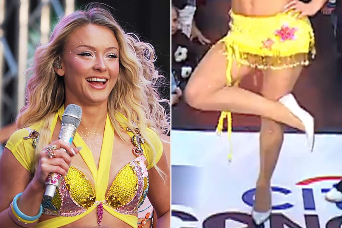 Zara Larsson’s Shoe Broke Onstage and She Still Finished Her Set