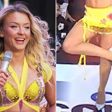 Zara Larsson’s Shoe Broke Onstage and She Still Finished Her Set