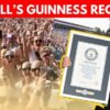 Pitbull Sets Guinness World Record at London Concert with 22,141 Fans Wearing Bald Caps