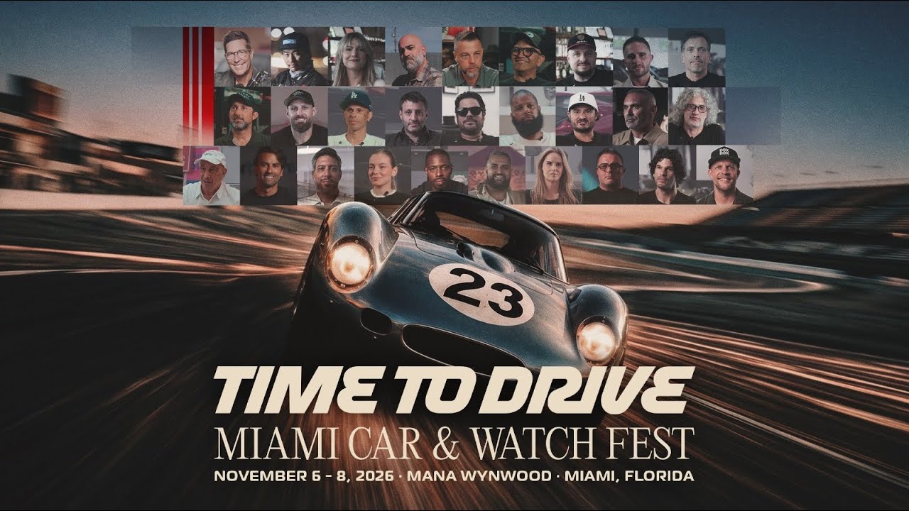 200 of the World’s Most Iconic Cars Are Taking Over Wynwood for Time to Drive Fest